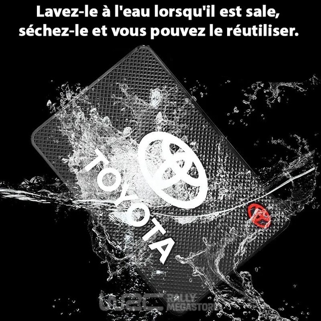 TAPIS SILICONE ANTIDERAPANT POUR TABLEAU DE BORD TOYOTA